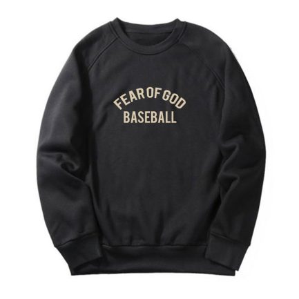 Essentials Fear Of God Baseball Printed Sweatshirt