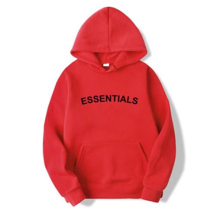 Essentials Red Hoodie